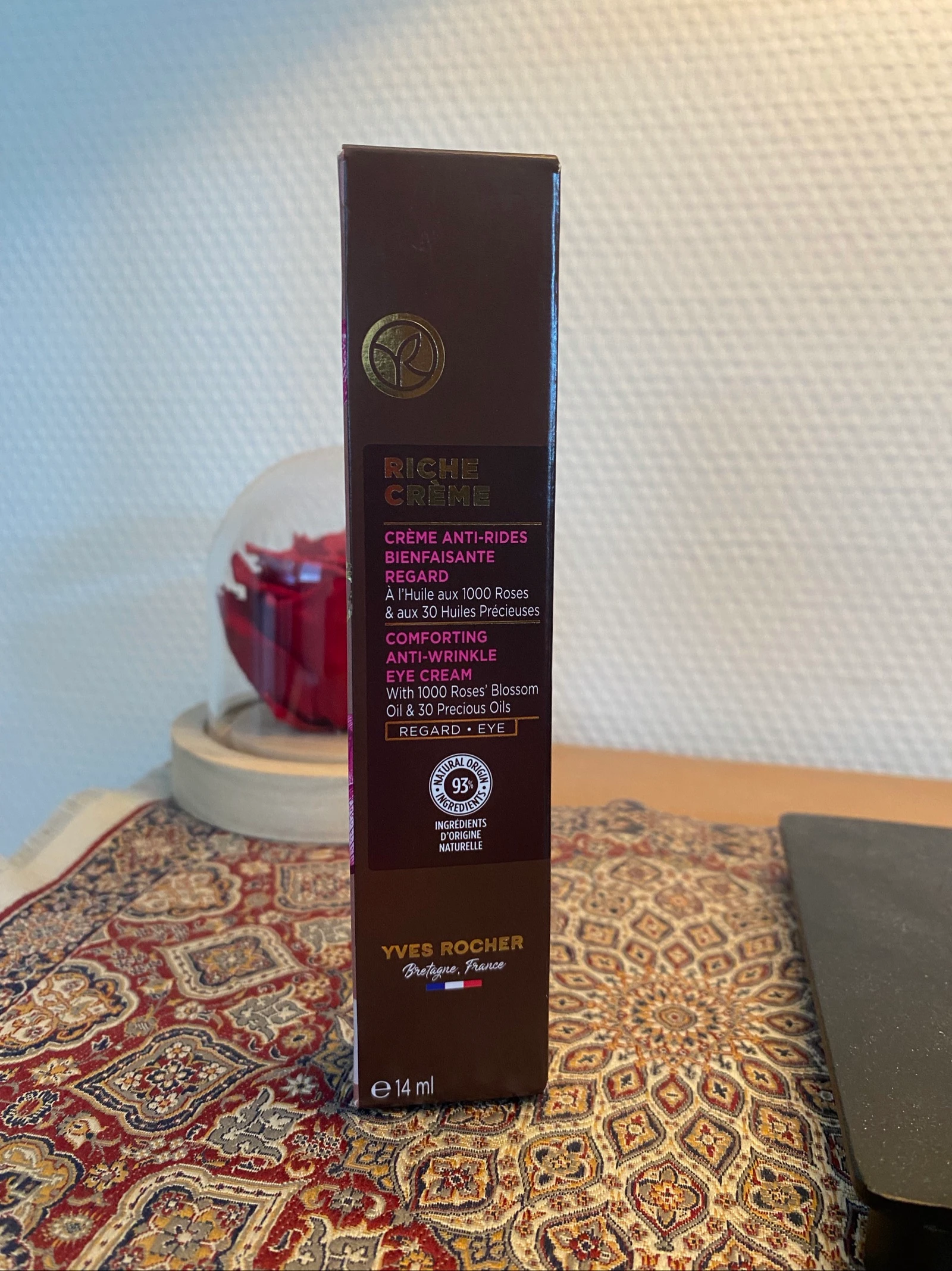 Yves rocher riche crème antirides regard